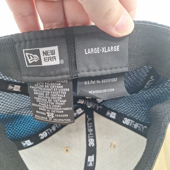 Pitt Panthers New Era 39Thirty Hat Cap Flex Fit -Navy Blue - Size L/XL NCAA - Picture 7 of 7